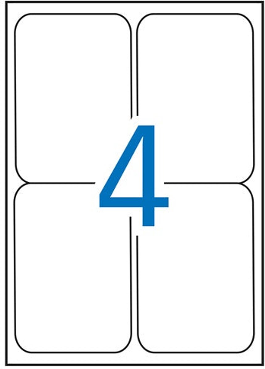 Apli laser A4 etiketten 99 | 1x139mm 400x